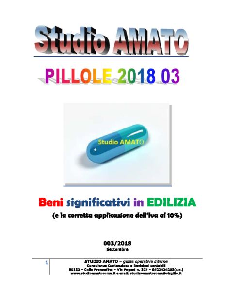2018 Settembre Pillole Beni significativi in edilizia